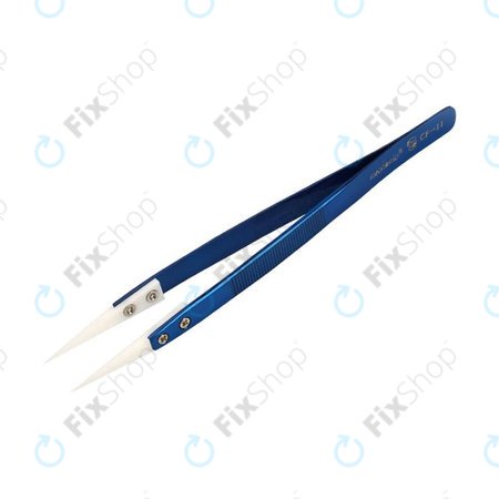 Mechanic CF-11 - Precision Heat Resistant Ceramic Tweezer with Straight-Pointed Tip