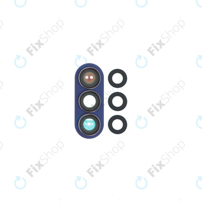 Samsung Galaxy Z Fold 7 F966B - Rear Camera Lens + Frame (Blue Shadow)