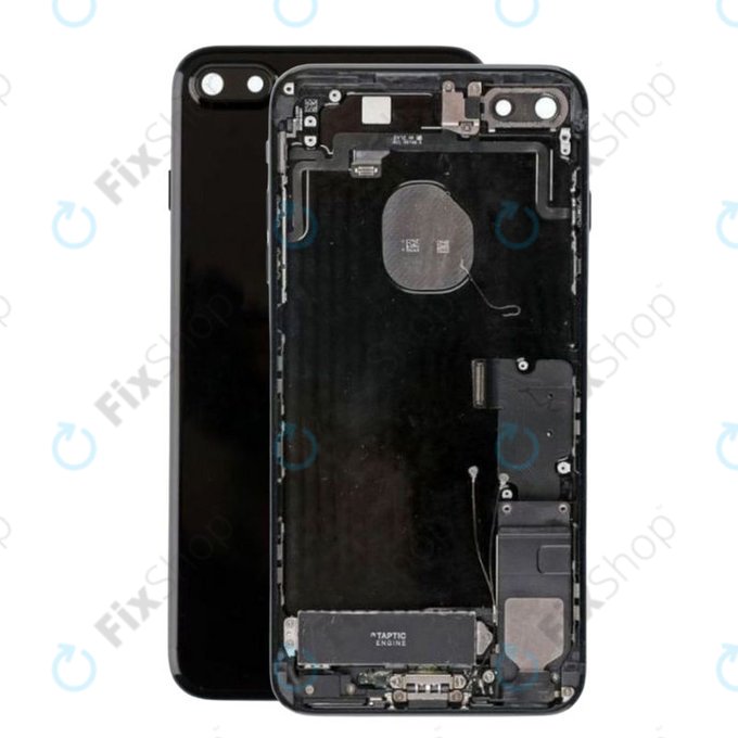 Apple iPhone 7 Plus - Rear Housing with Small Parts (Jet Black)