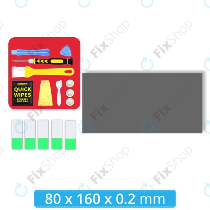 Thermal pad Honeywell PTM7950, 8.5 W/mK, 80 × 160 × 0.2mm