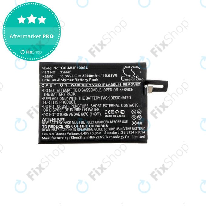 Xiaomi Pocophone F1 - Battery BM4E 3900mAh HQ