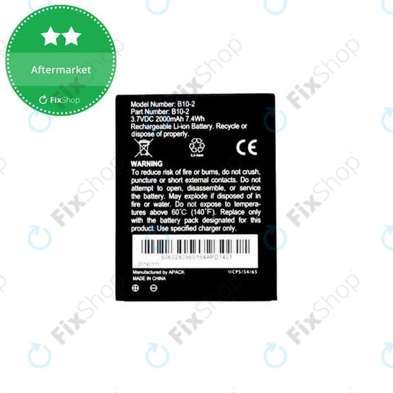 Caterpillar CAT B15 - Battery B10-2 2000mAh