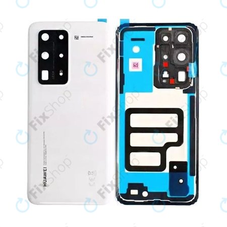 Huawei P40 Pro Plus - Battery Cover (White Ceramic) - 02353SKS Genuine Service Pack