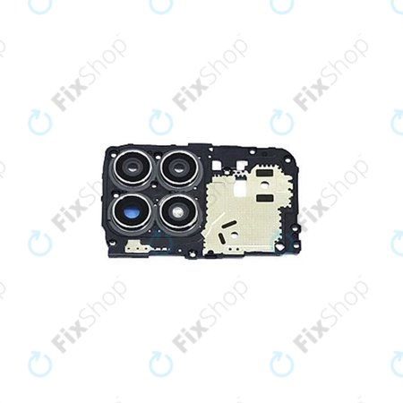Honor X8 - Mainboard Cover + Rear Camera Lens (Titanium Silver)