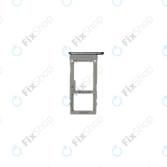 Samsung Galaxy A8 A530F (2018) - SIM/SD Tray (Black) - GH98-42519A Genuine Service Pack