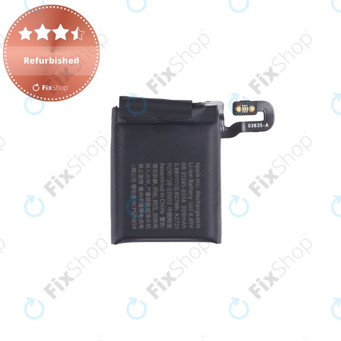 Battery for Apple Watch SE 2 40mm, 209mAh, A2721, Refurbished