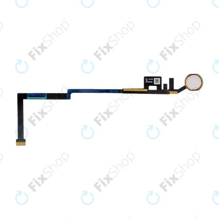 Apple iPad (5th Gen 2017), (6th Gen 2018) - Home Button + Flex Cable (Gold)