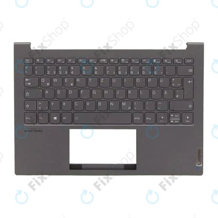 Lenovo ThinkBook 13X ITG - Cover C (Armrest) + Keyboard DE (Slate Grey) - 77034096 Genuine Service Pack