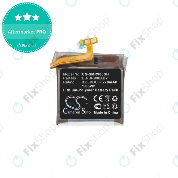 Battery for Samsung Watch 5 40mm, 270mAh, Li-Pol, 3.88V, EB-BR900ABY, HQ