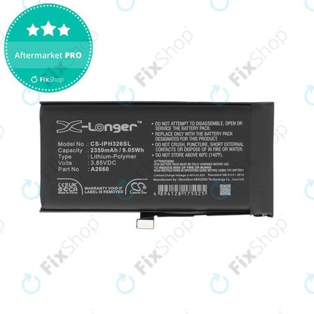 Apple iPhone 13 Mini - Battery A2660 2350mAh HQ