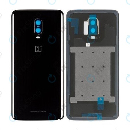 OnePlus 6T - Battery Cover (Mirror Black) Genuine Service Pack