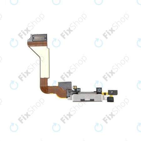 Apple iPhone 4 - Charging Connector + Microphone + Flex Cable (Black)