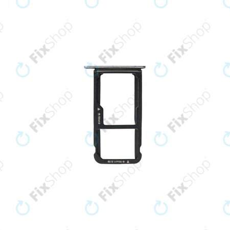Huawei P10 Lite - SIM Tray (Black) - 51661EPF Genuine Service Pack
