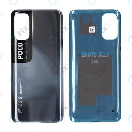 Xiaomi Poco M3 Pro - Battery Cover (Power Black) - 550500013E9X Genuine Service Pack