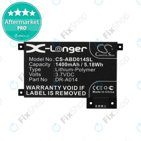 Amazon Kindle Touch, Touch 4th - Battery DR-A014, 170-1056-00 1400mAh HQ