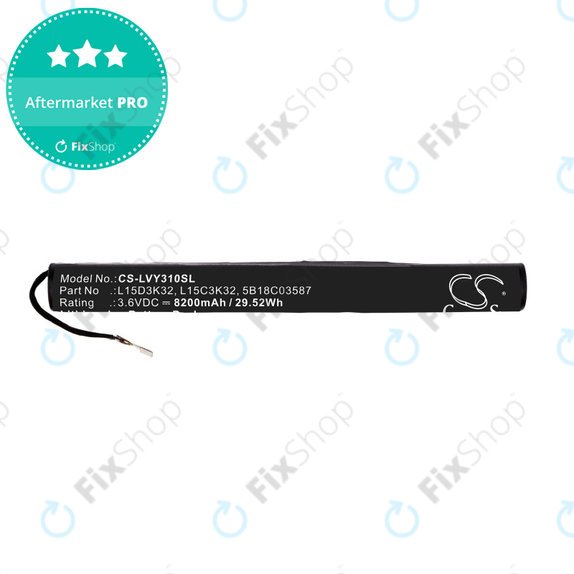 Lenovo Yoga TAB 3 YT3-X50 - Battery L15D3K32, L15C3K32, 5B18C03587 8200mAh HQ