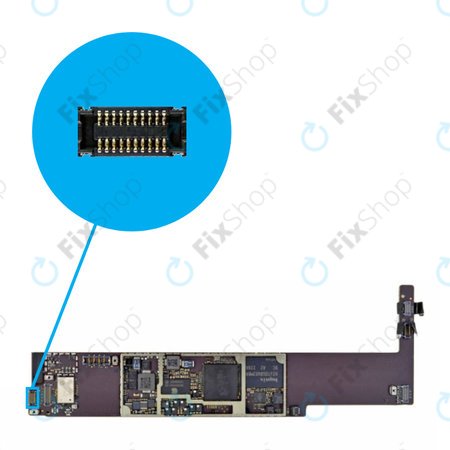 Apple iPad mini, mini 2, mini 3 - Mainboard + Touch Screen Connector