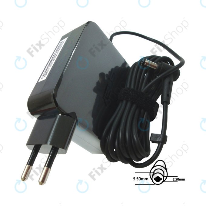 Charging adapter for Asus, B0A001-00042800, 65W, 19V, Genuine Service Pack