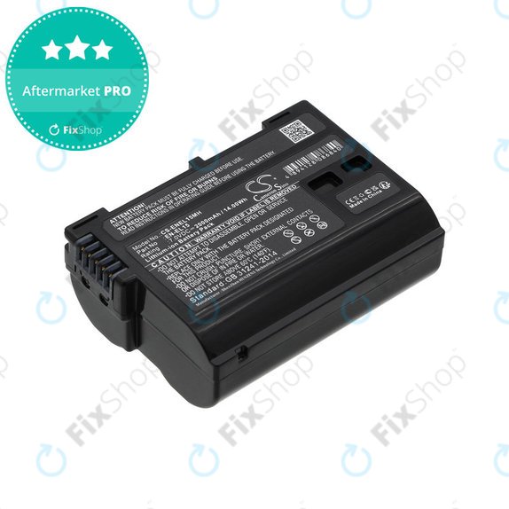 Battery for Nikon D7000, D500, D600, D7200, D7500, Z5, Z6, EN-EL15, Li-ion, 7V, 2000mAh, HQ
