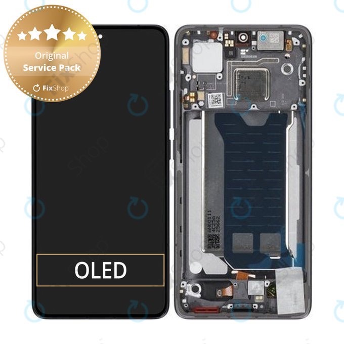 Xiaomi Poco F7 Pro 5G - LCD Display + Touch Screen + Frame (Black) - 56002300O1100 Genuine Service Pack