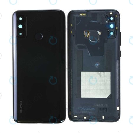 Huawei P Smart (2020) - Battery Cover (Midnight Black) - 02353RJV Genuine Service Pack
