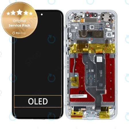 Honor Magic7 Pro - LCD Display + Touch Screen + Frame (Lunar Shadow Grey) - 0235AMRW Genuine Service Pack