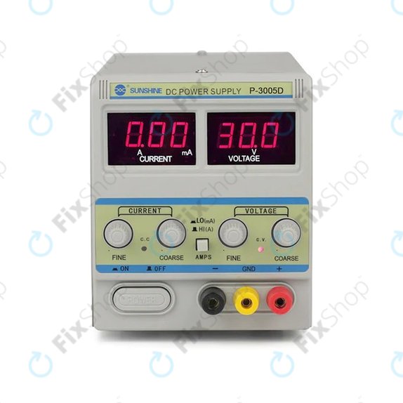 Sunshine P-3005D - Regulated DC Power Supply (0-30V, 0-5A)