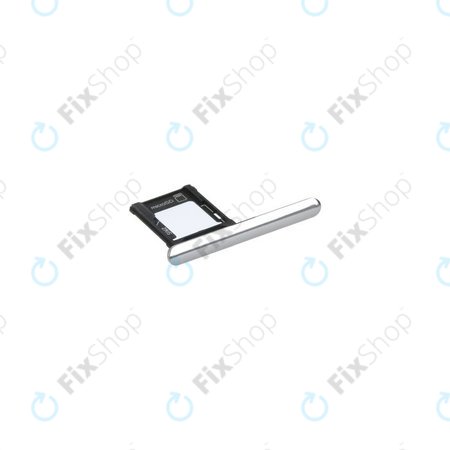 Sony Xperia XZ Premium Dual G8142 - SIM/SD Tray (Silver) - 1307-9909 Genuine Service Pack