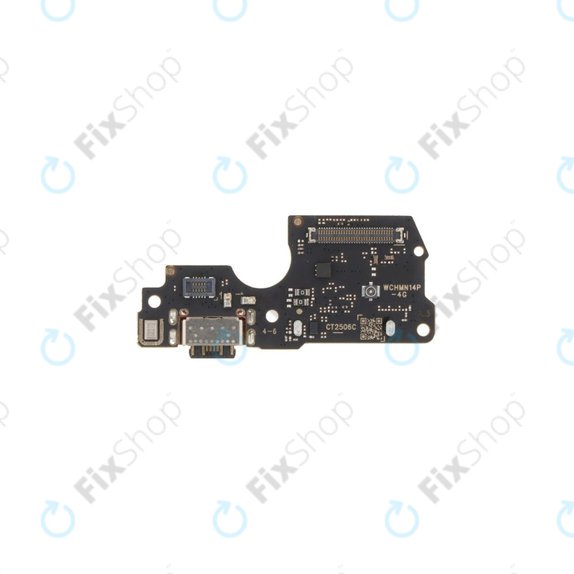 Xiaomi Redmi Note 14 Pro 4G 24116RACCG - Charging Connector PCB Board + SIM Reader