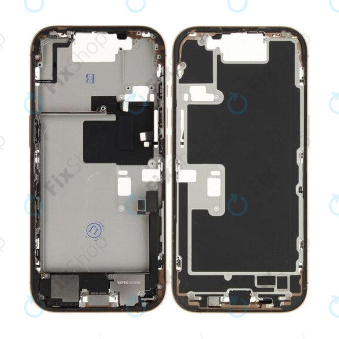 Apple iPhone 16 Pro - Middle Frame + Power + Volume Buttons (Desert Titanium)