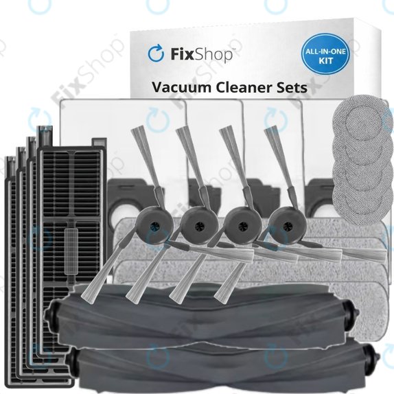 Replacement set for Dreame Mova Z50 Ultra, Z5, Z5 Pro (2x Main brush, 4x Filter, 4x Side brush, 4x Mop cloth, 4x Side mop cloth, 4x Dust bag)