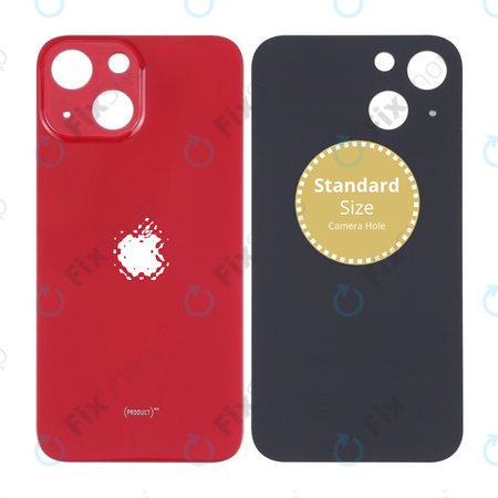 Apple iPhone 13 Mini - Rear Housing Glass (Red)