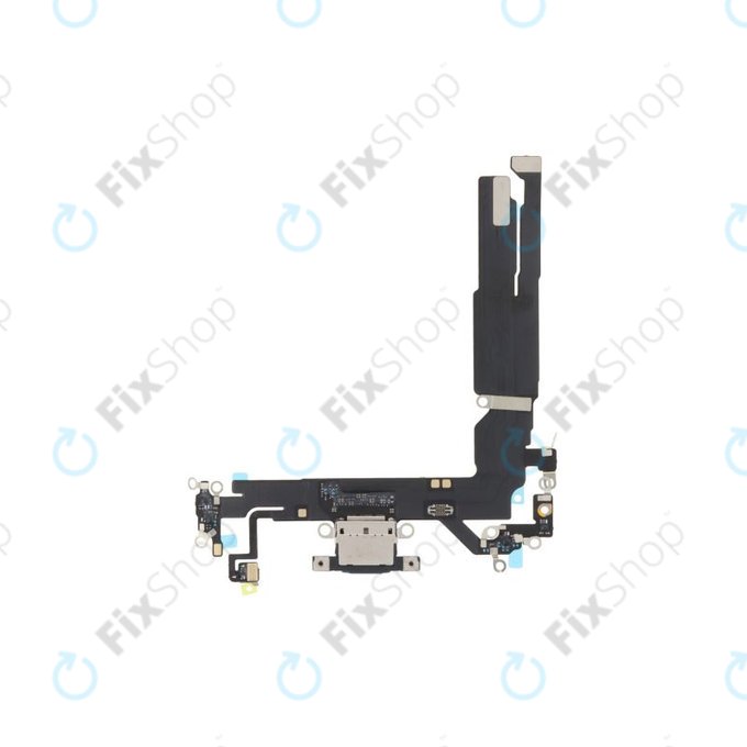 Apple iPhone 16 - Charging Connector + Flex Cable (Black)