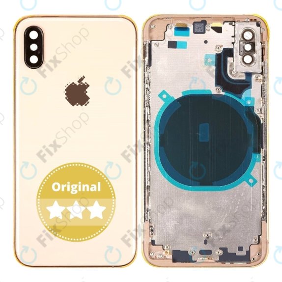 Apple iPhone XS - Rear Housing (Gold) Original | FixShop