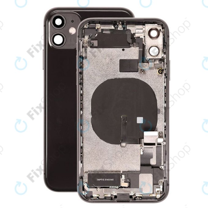 Apple iPhone 11 - Rear Housing with Small Parts (Black
