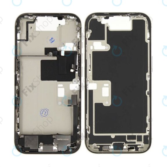 Apple iPhone 16 Pro - Middle Frame + Power + Volume Buttons (Natural Titanium)