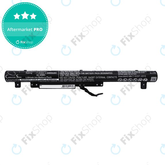 Battery for Lenovo Flex 2 14, 15, 4400mAh, Li-Ion, 7.4V, L13M4A61, HQ