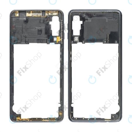 Samsung Galaxy A7 A750F (2018) - Middle Frame (Midnight Black) - GH98-43585A Genuine Service Pack