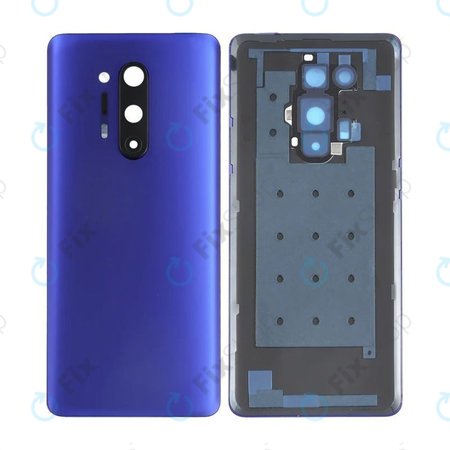 OnePlus 8 Pro - Battery Cover + Rear Camera Lens (Ultramarine Blue)