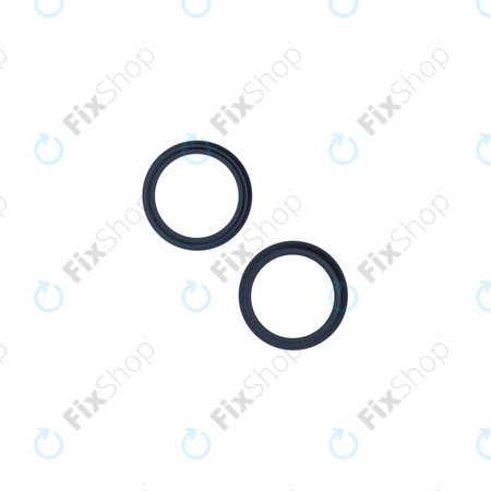 Apple iPhone 13, 13 Mini - Rear Camera Lens Frame (Midnight) - 2pcs