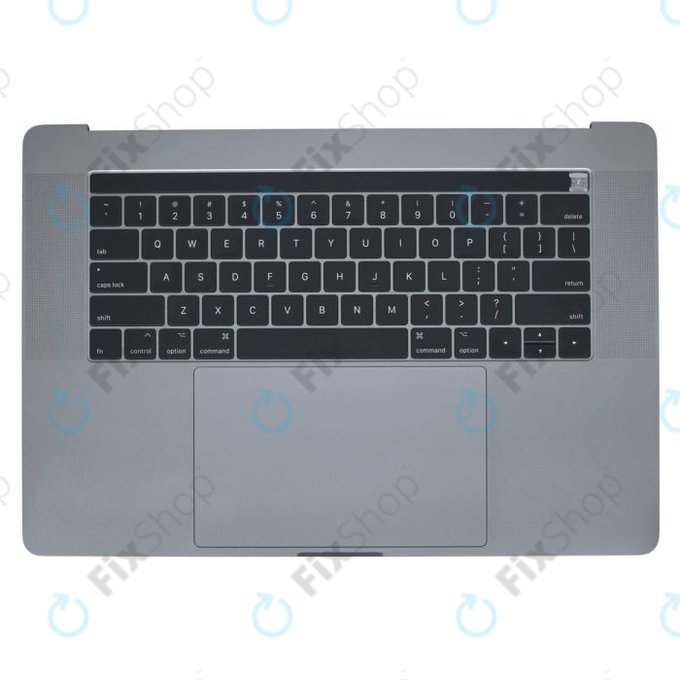 Apple MacBook Pro 15" A1707 (Late 2016 - Mid 2017) - Top Keyboard Frame + Keyboard US + Microphone + Trackpad + Speakers (Space Gray)