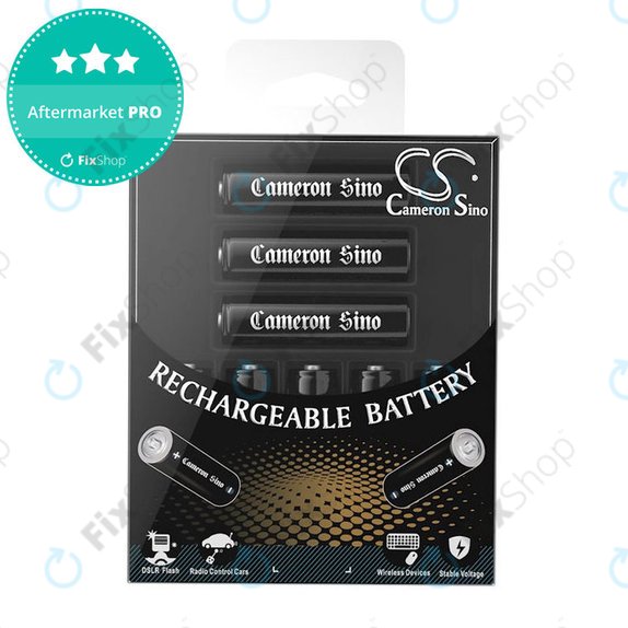 Rechargeable Battery, CameronSino AA, 8pcs, 2200mAh, Ni-MH, 1.2V, –, HQ