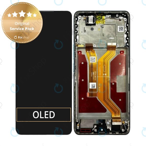 Honor Magic7 Lite - LCD Display + Touch Screen + Frame (Jade Cyan) - 0235AMMN Genuine Service Pack
