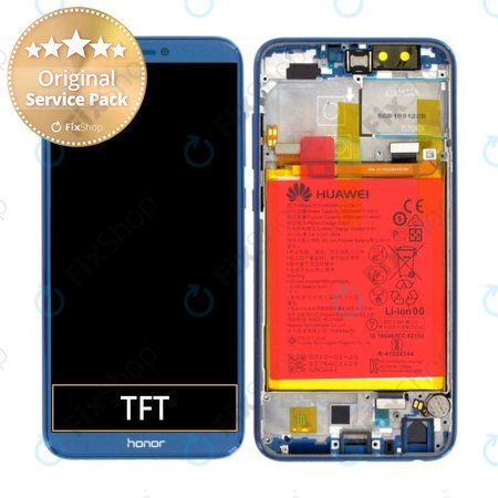 Huawei Honor 9 Lite - LCD Display + Touch Screen + Frame + Battery (Sapphire Blue) - 02351SNQ Genuine Service Pack