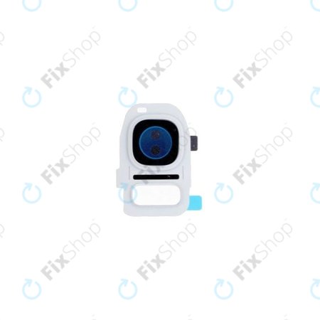 Samsung Galaxy S7 Edge G935F - Rear Camera Lens Frame (White) - GH98-39403D Genuine Service Pack