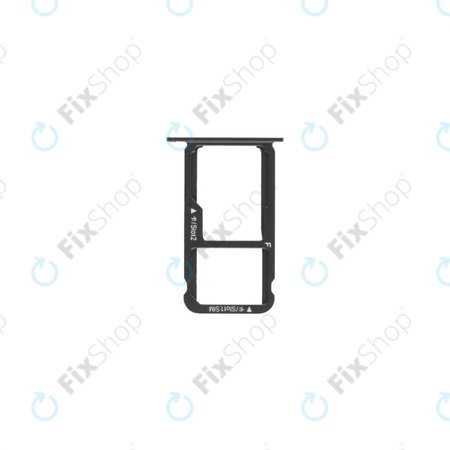 Huawei Honor 8 - SIM + SD Tray (Black) - 51660YUH, 51661BVB Genuine Service Pack