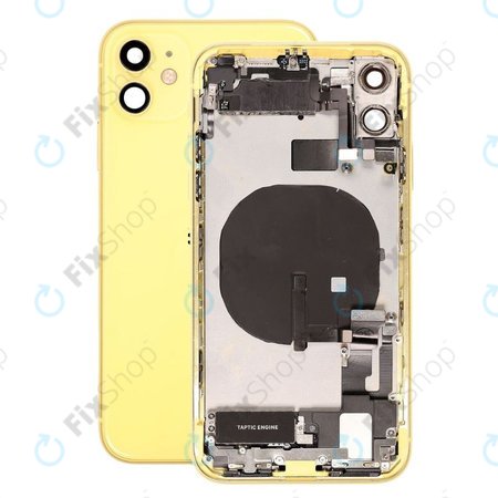 Apple iPhone 11 - Rear Housing with Small Parts (Yellow)