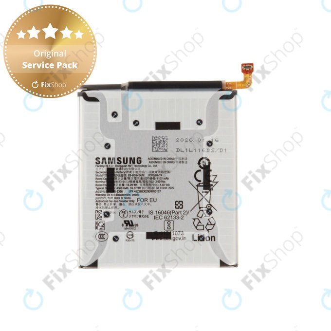 Battery for Samsung S26, EB-BS942ABE, GH82-39193A, Genuine Service Pack