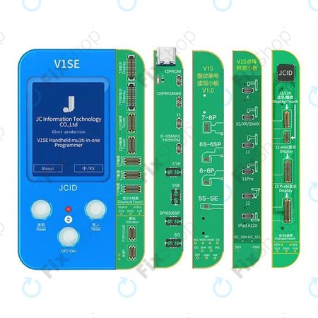 JC V1SE Programmer + LCD, Battery, Fingerprint, Face ID & 12-series Boards (iPhone 7 - 12 Pro Max)