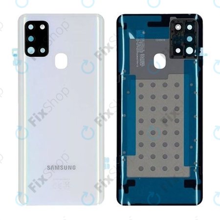 Samsung Galaxy A21s A217F - Battery Cover (White) - GH82-22780B Genuine Service Pack